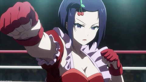 Akiba Maid War Episode 3 Ranko One Punch Win