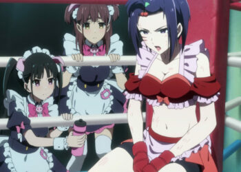 Akiba Maid War Episode 3 Ranko Rests In Corner
