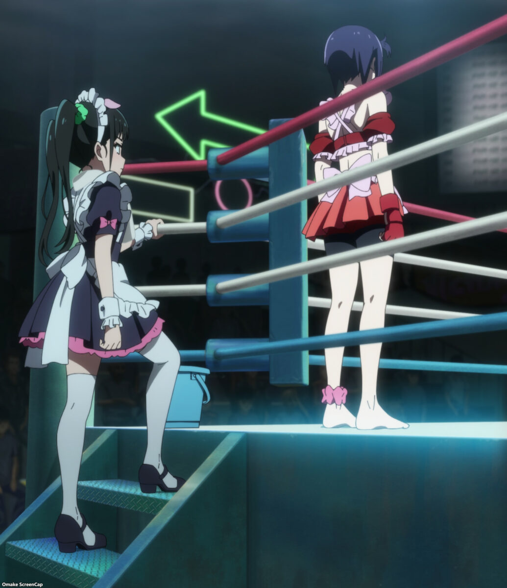 Akiba Maid War Episode 3 Yumechi Ranko Enter Ring