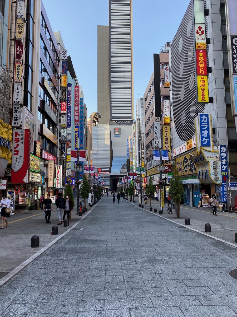 Godzilla Theatre In Shinjuku with no Foreign Tourists