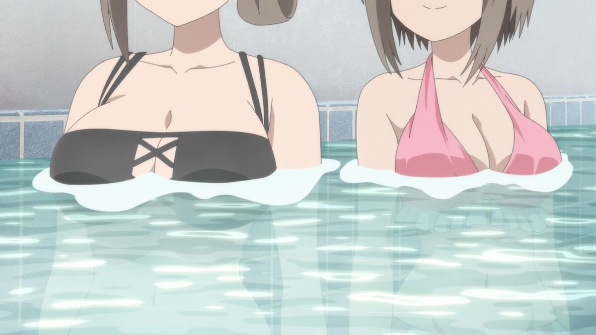 Uzaki Chan Wants To Hang Out! S2 Episode 9 Tsuki Yanagi Float On Water