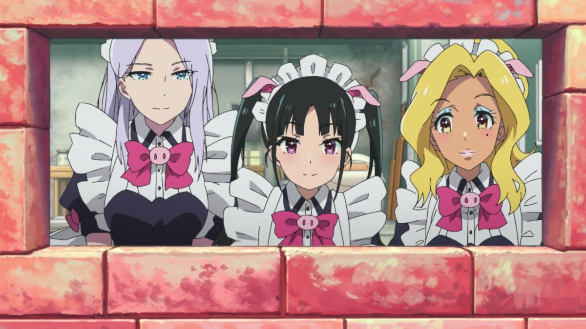 Akiba Maid War Episode 10 Maids Watch Flirting