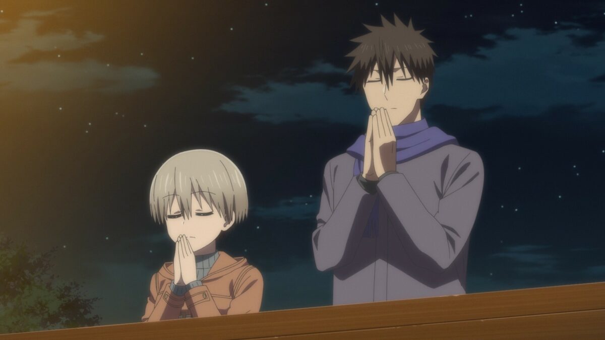 Uzaki Chan Wants To Hang Out! S2 Episode 13 [END] Sakurai Uzaki Chan Pray At Shrine