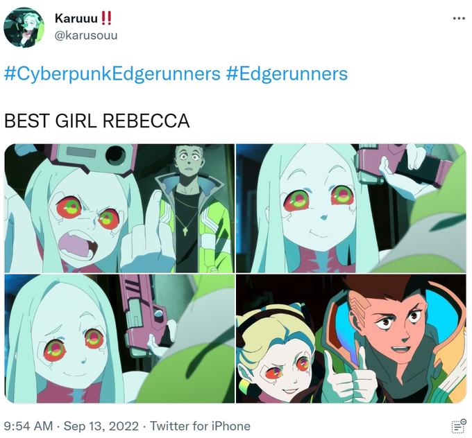 Cyberpunk Edgerunners Rebecca Meme
