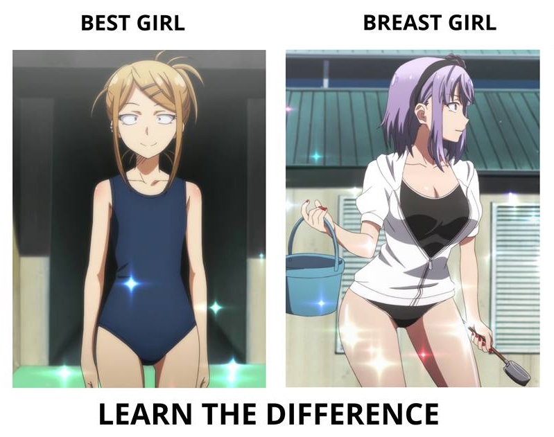 Dagashi Kashi Best Girl Meme Wholesome Anime