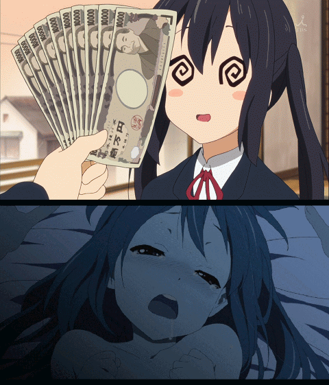 Azusa Nakano A Fistful Of Yen Meme