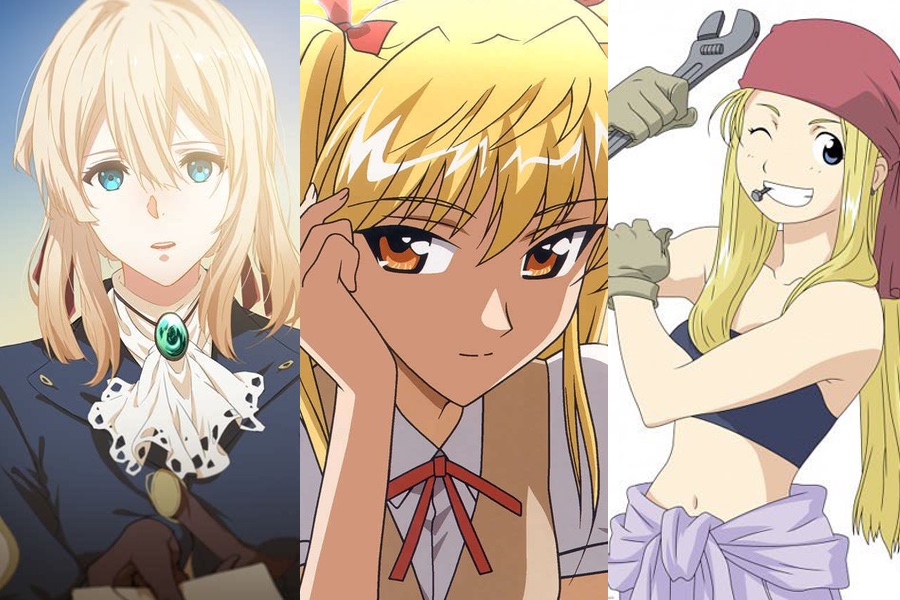 Blonde Anime Girls 