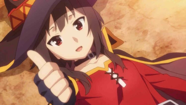 KonoSuba Explosion On This Wonderful World Megumin Thumbs Up Visual