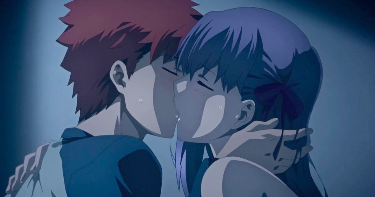 Starry Night Romance: Anime Couple Sharing a Kiss Under the Open Sky, Anime  Digital Art illustration for background wallpaper. Generative AI Stock  Illustration | Adobe Stock