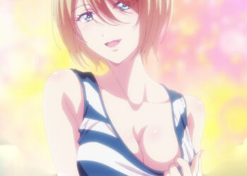 Goddess Cafe Terrace Episode 7 Akane Bares Cleavage