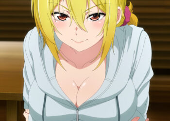 TenPuru Episode 2 Tsukuyo Squeezes Bosom