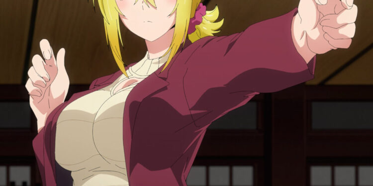 TenPuru Episode 5 Tsukuyo Draws Imaginary Bow