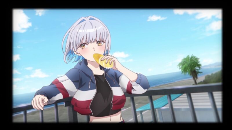 Rinkai! Episode 11 Nana Eats Snack At Beach