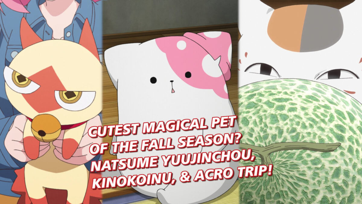 Cutest Magical Pet of the Fall Season? Find Them in Natsume Yuujinchou, Kinokoinu, & Acro Trip!