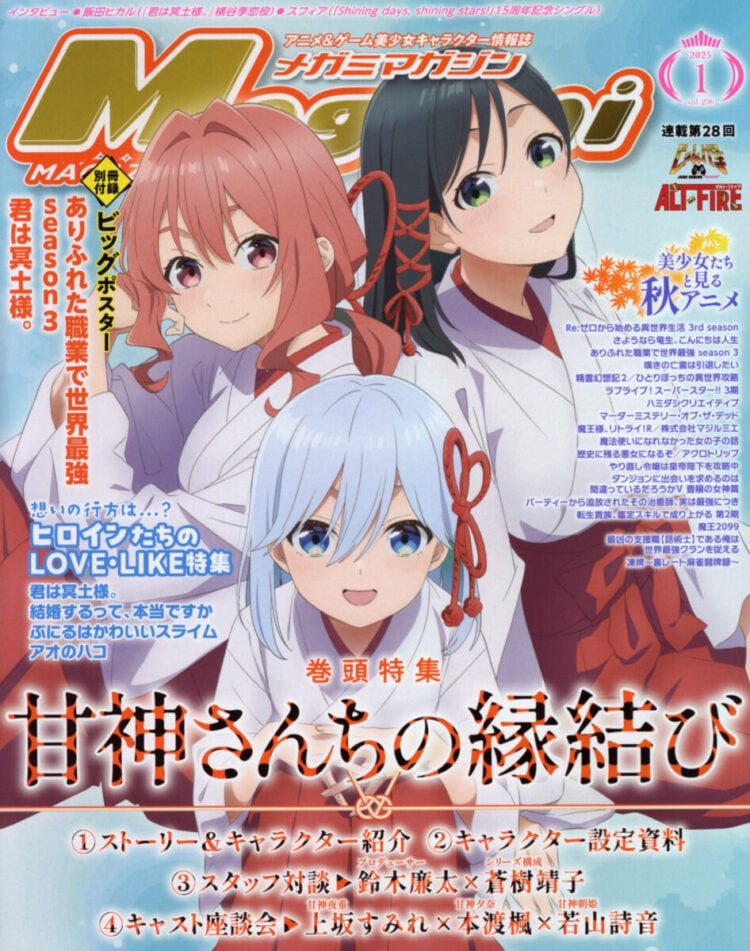 Megami Magazine January 2025 Cover