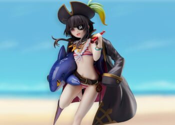 KD Colle KonoSuba Megumin Cosplay On The Beach Figure Web Cover