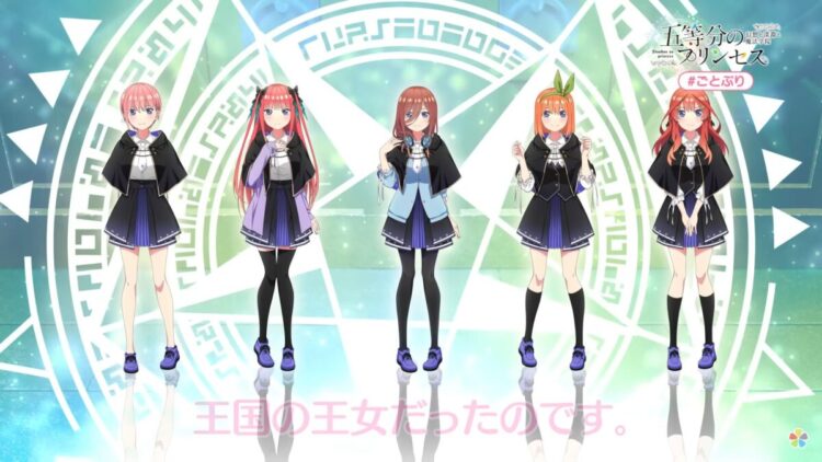 Gotoubun No Princess Web Cover