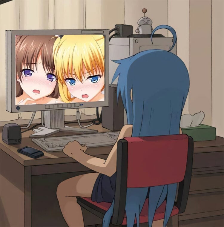 Konata Watches Hentai