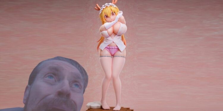 A.DIMENSION Dragon Maid Tohru 14 Figure Web Cover