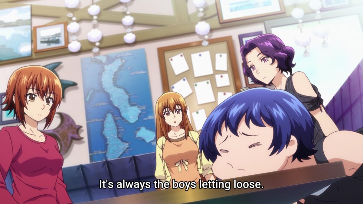 Grand Blue S2 Episode 4 Aina Complains About Loose Boys