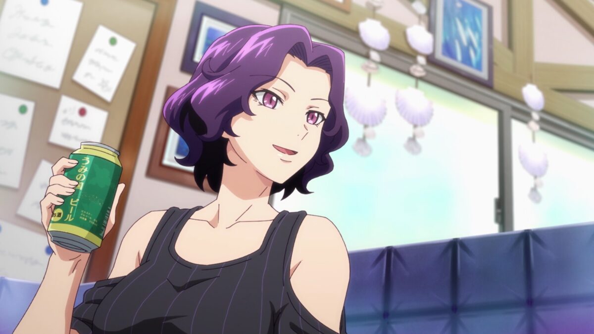 Grand Blue S2 Episode 4 Azusa Holds Beer