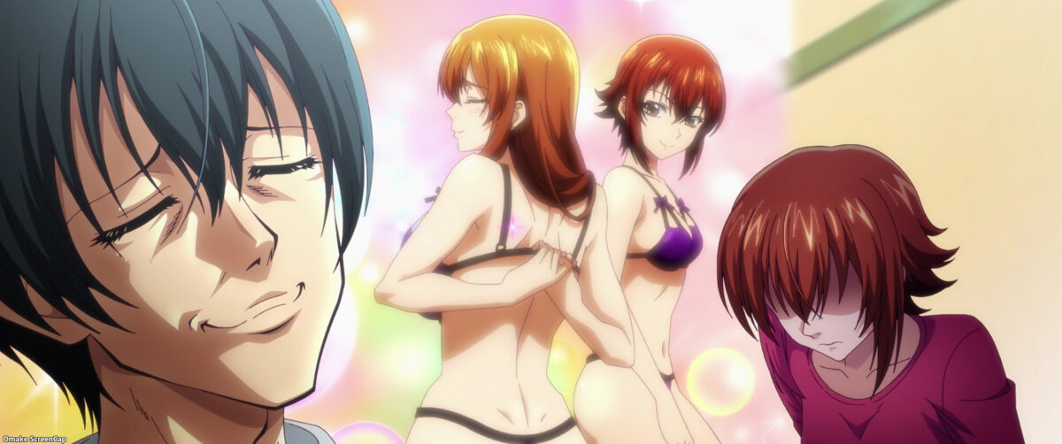 Grand Blue S2 Episode 4 Iori Fantasizes About Nanaka Chisa In Purple