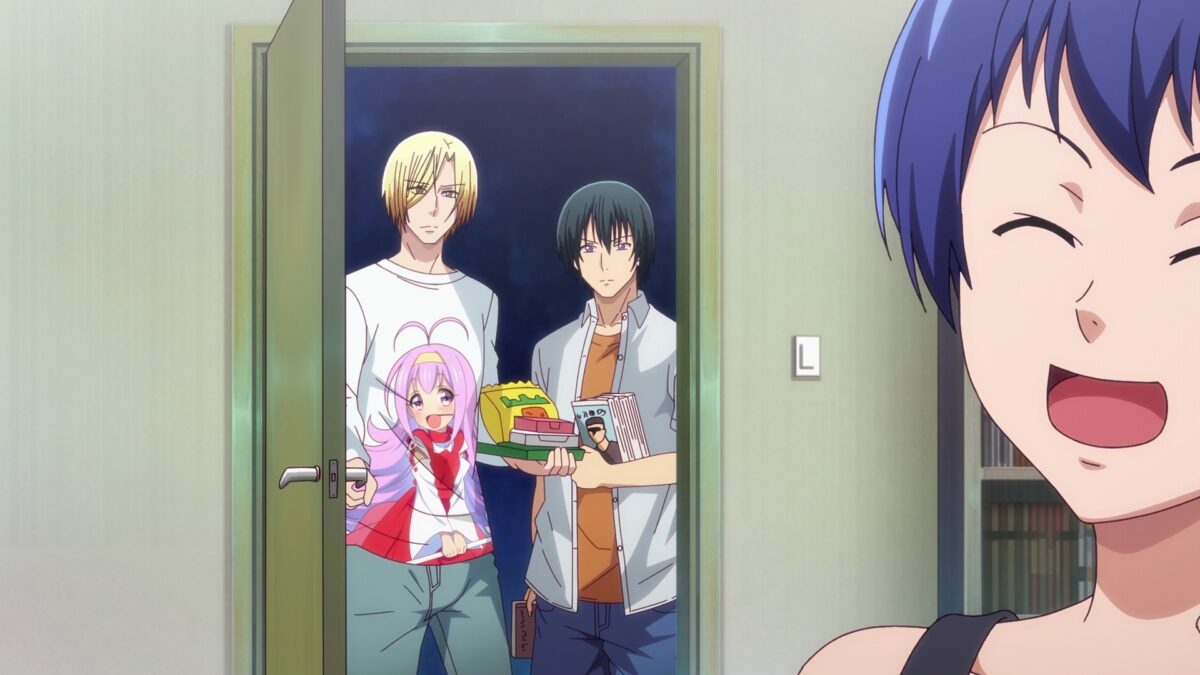Grand Blue S2 Episode 4 Kouhei Iori Bring Snacks