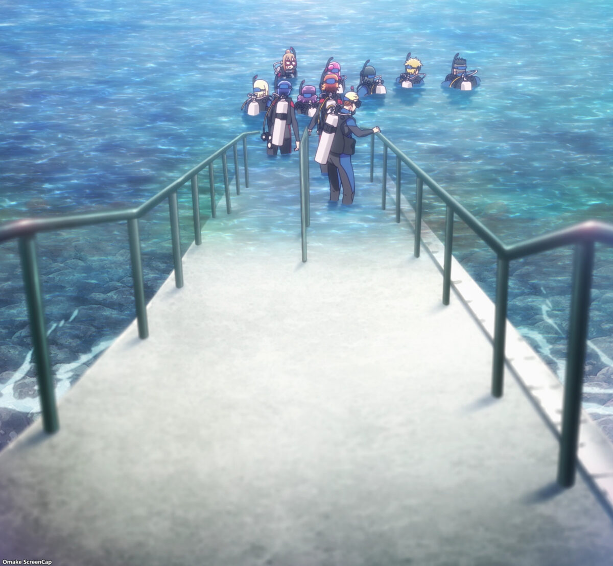 Grand Blue S2 Episode 8 Divers On Diving Ramp