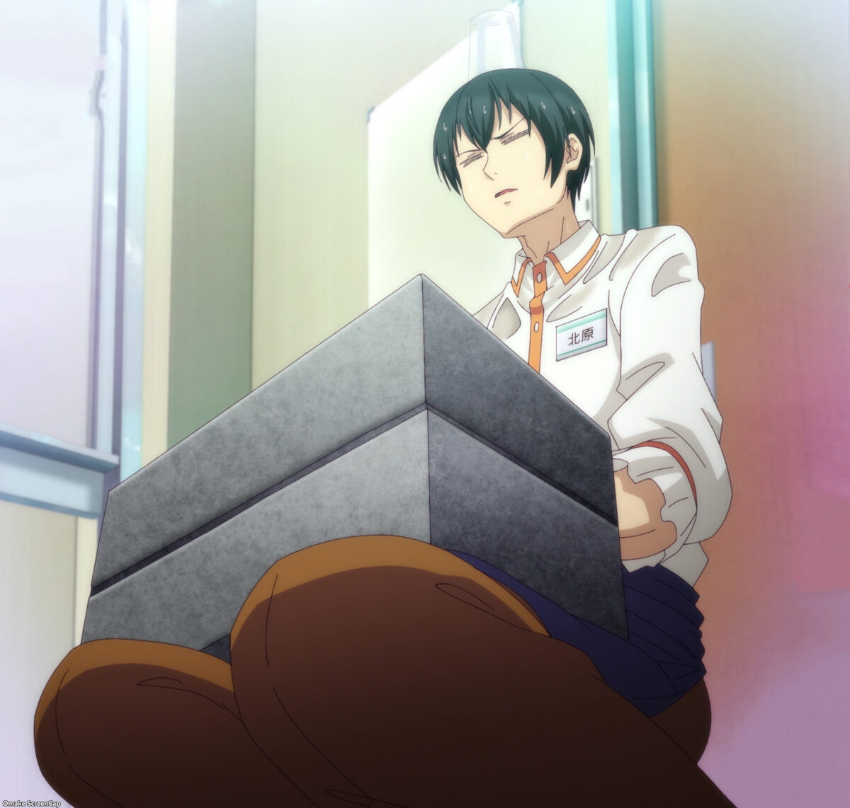 Grand Blue S2 Episode 8 Iori Knee Weight Punishment