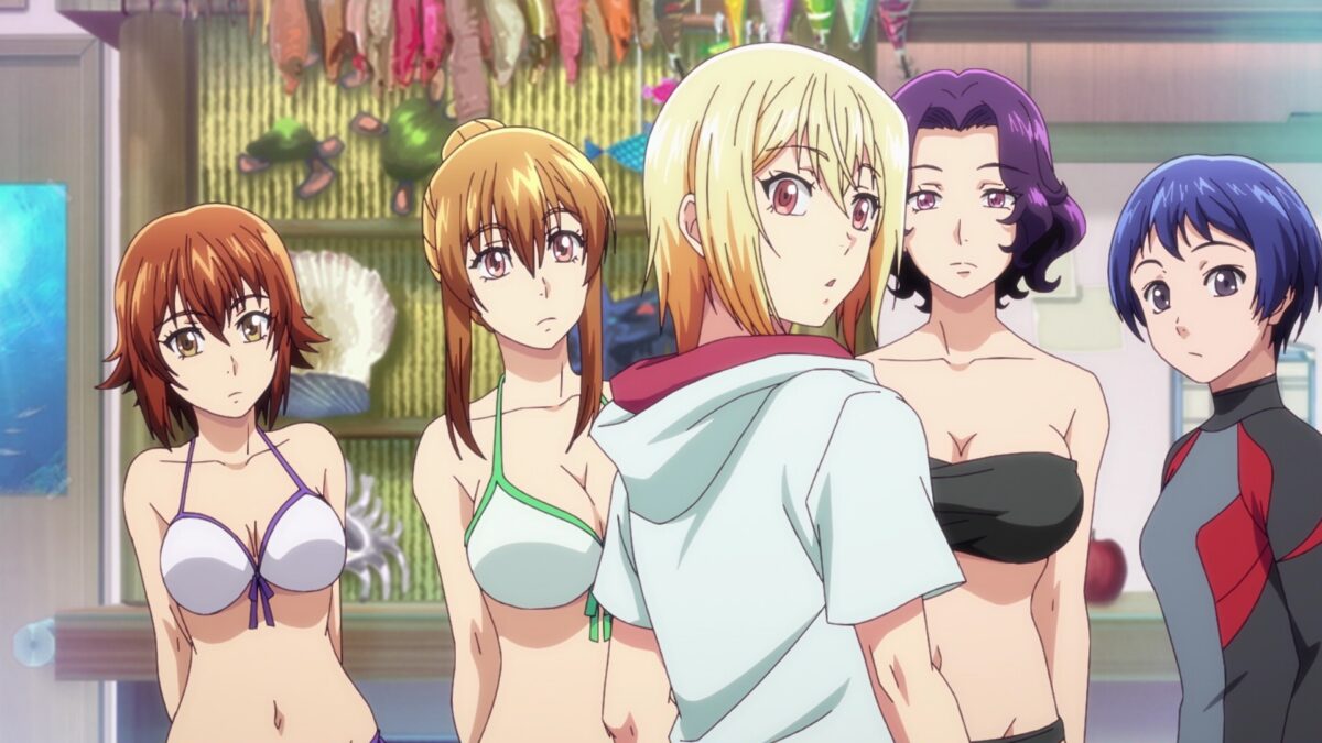 Grand Blue S2 Episode 8 Naomi With Bikini Babes