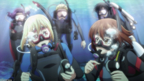 Grand Blue S2 Episode 8 Shinji Ryuujirou Observe Naomi Diving