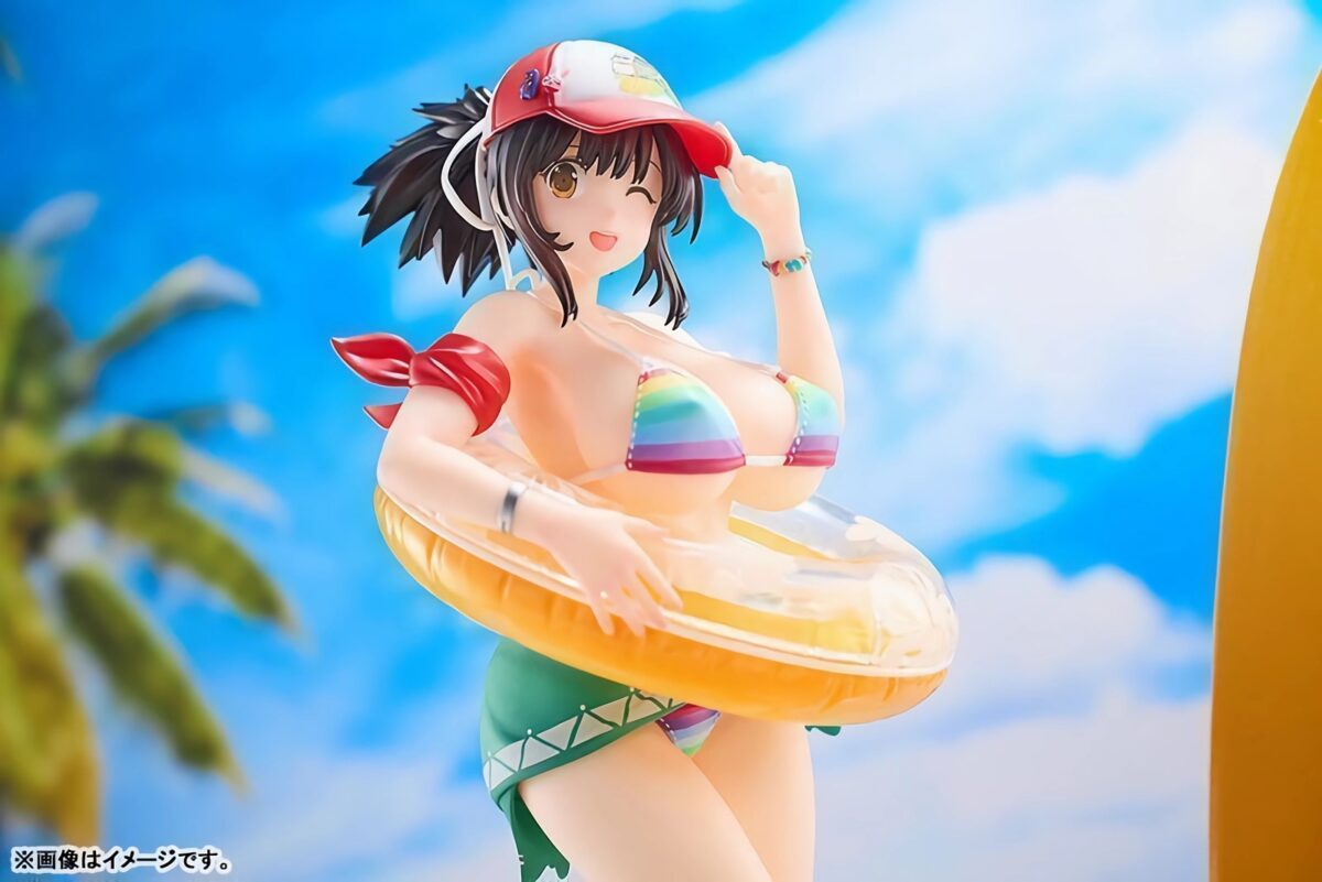 Honey2 Senran Kagura New Link Yumi And Asuka Swimsuit Figures Asuka Front Promo