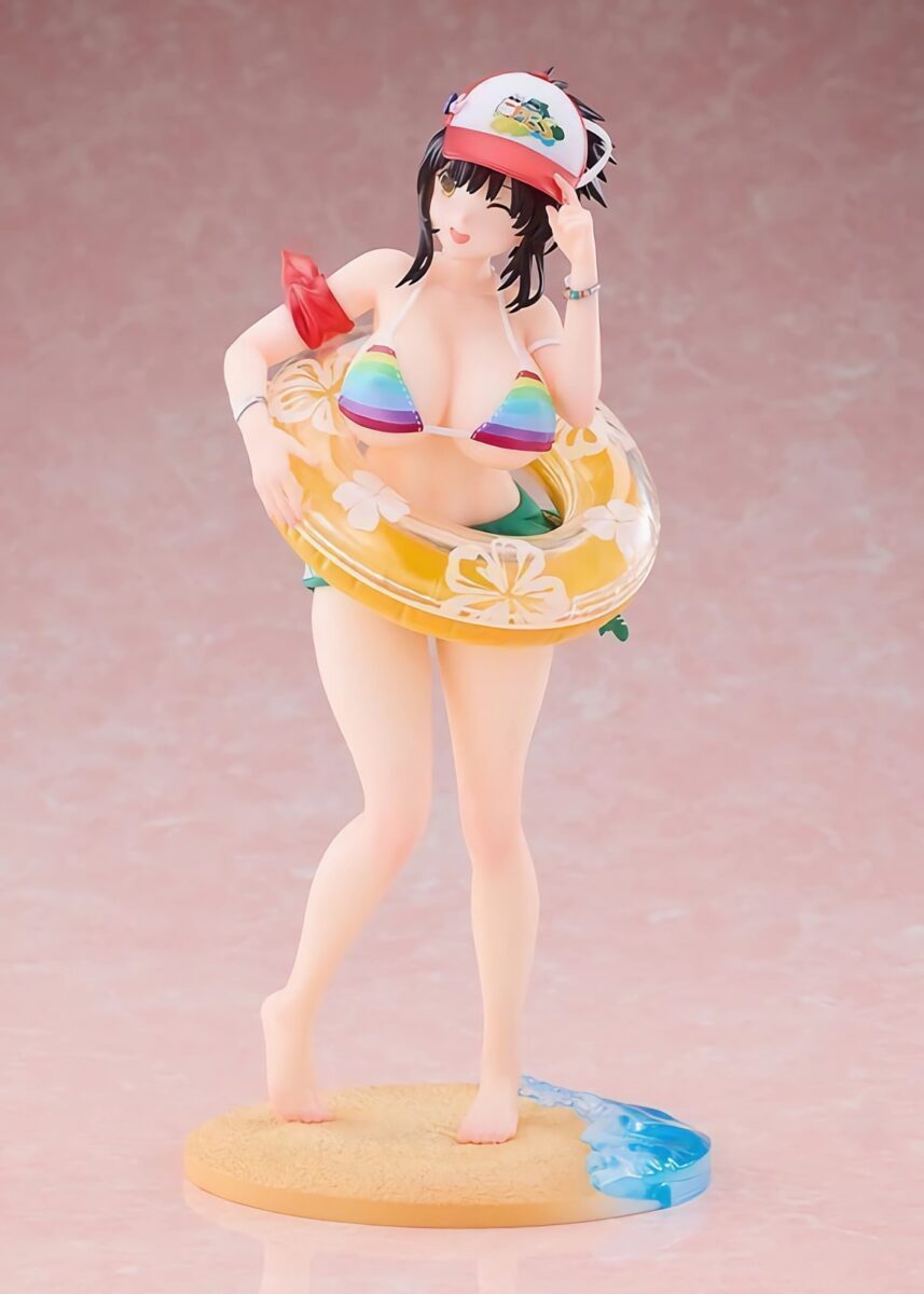 Honey2 Senran Kagura New Link Yumi And Asuka Swimsuit Figures Asuka Front View