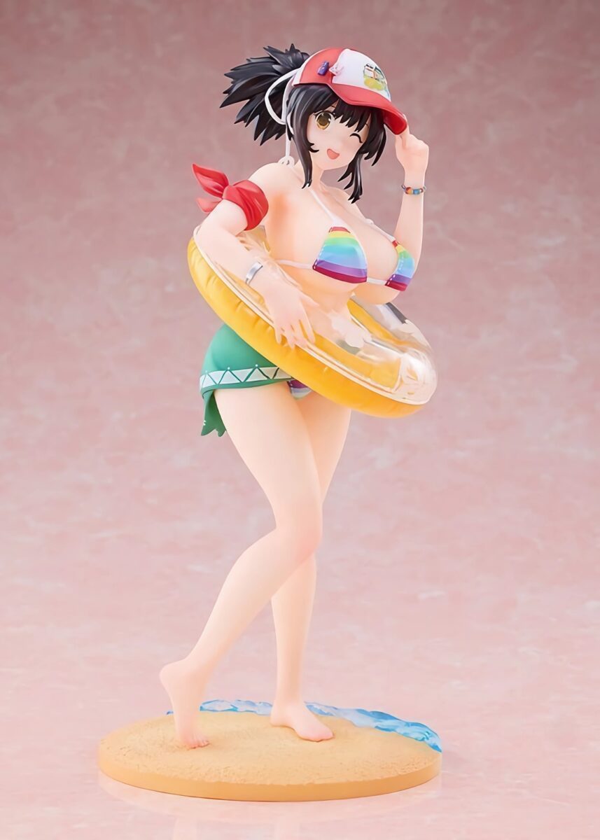 Honey2 Senran Kagura New Link Yumi And Asuka Swimsuit Figures Asuka Side View