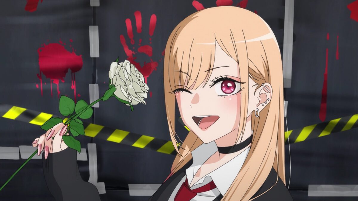 My Dress Up Darling S2 Episode 18 Marin Holds White Rose