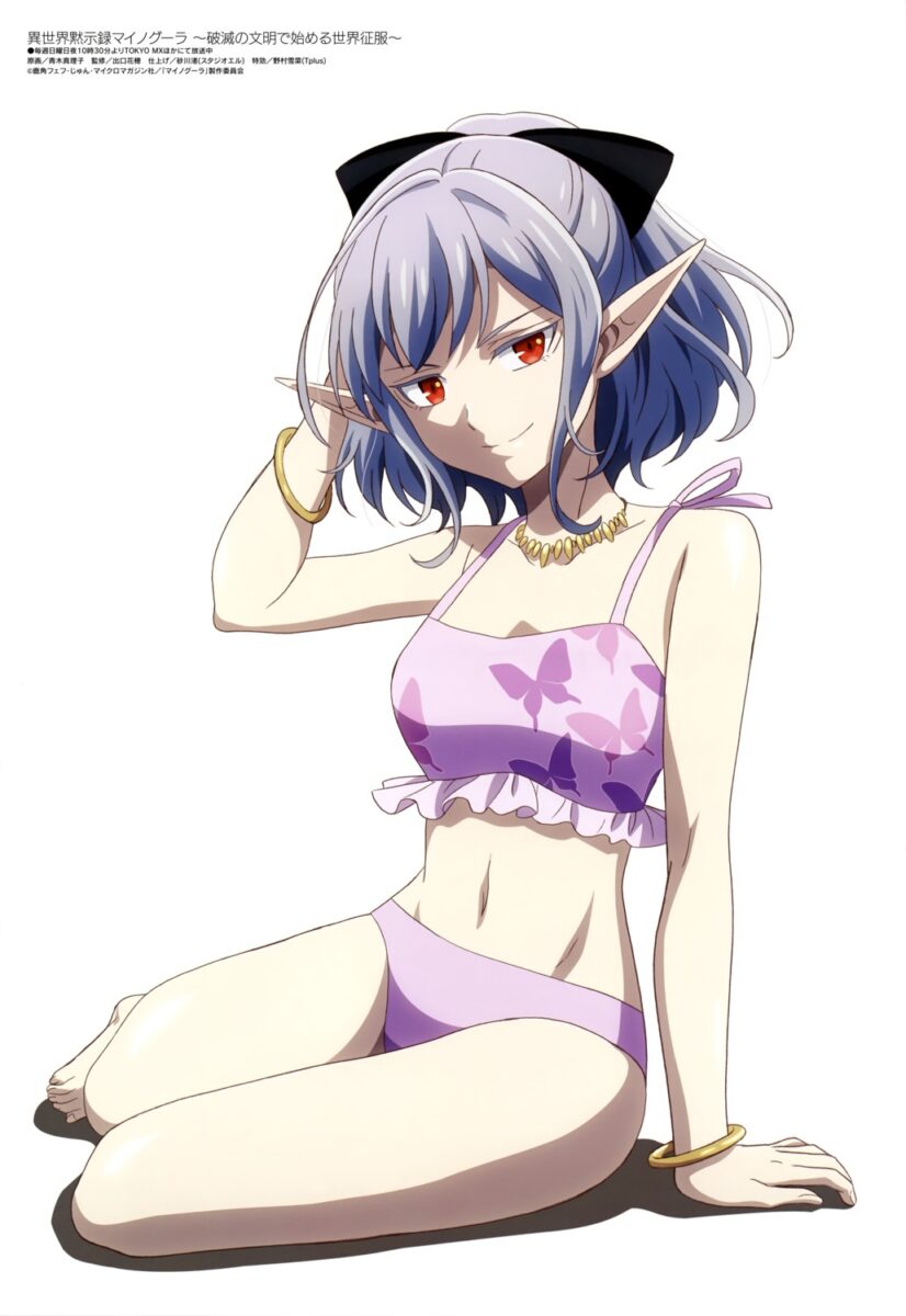 Yande.re 1239376 Sample Aoki Mariko Atou Bikini Isekai Mokushiroku Mynoghra Pointy Ears Swimsuits