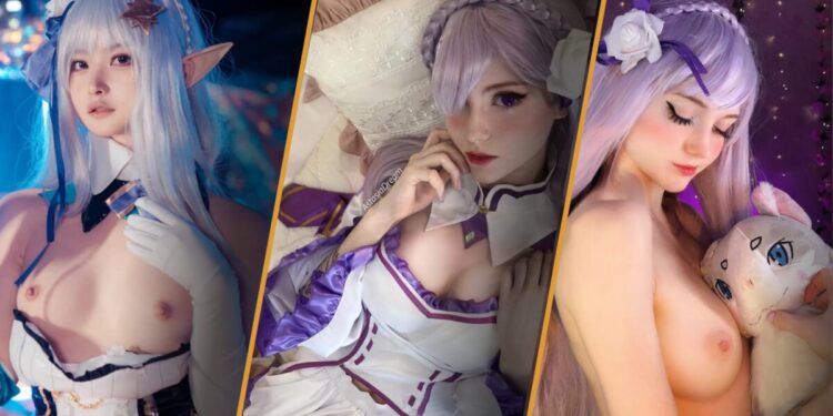 From innocent smiles to sultry curves, these Emilia cosplays bring Re:Zero’s silver-haired waifu to life in irresistibly sexy fashion.