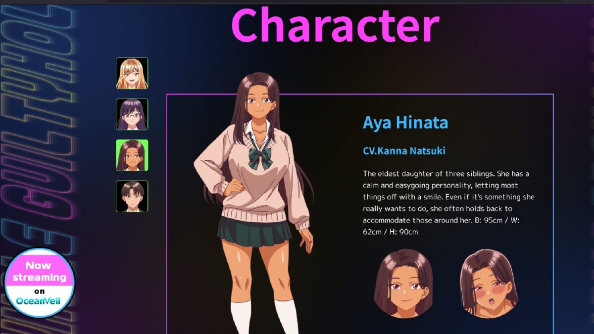Guilty Hole Aya Hinata Character Shee