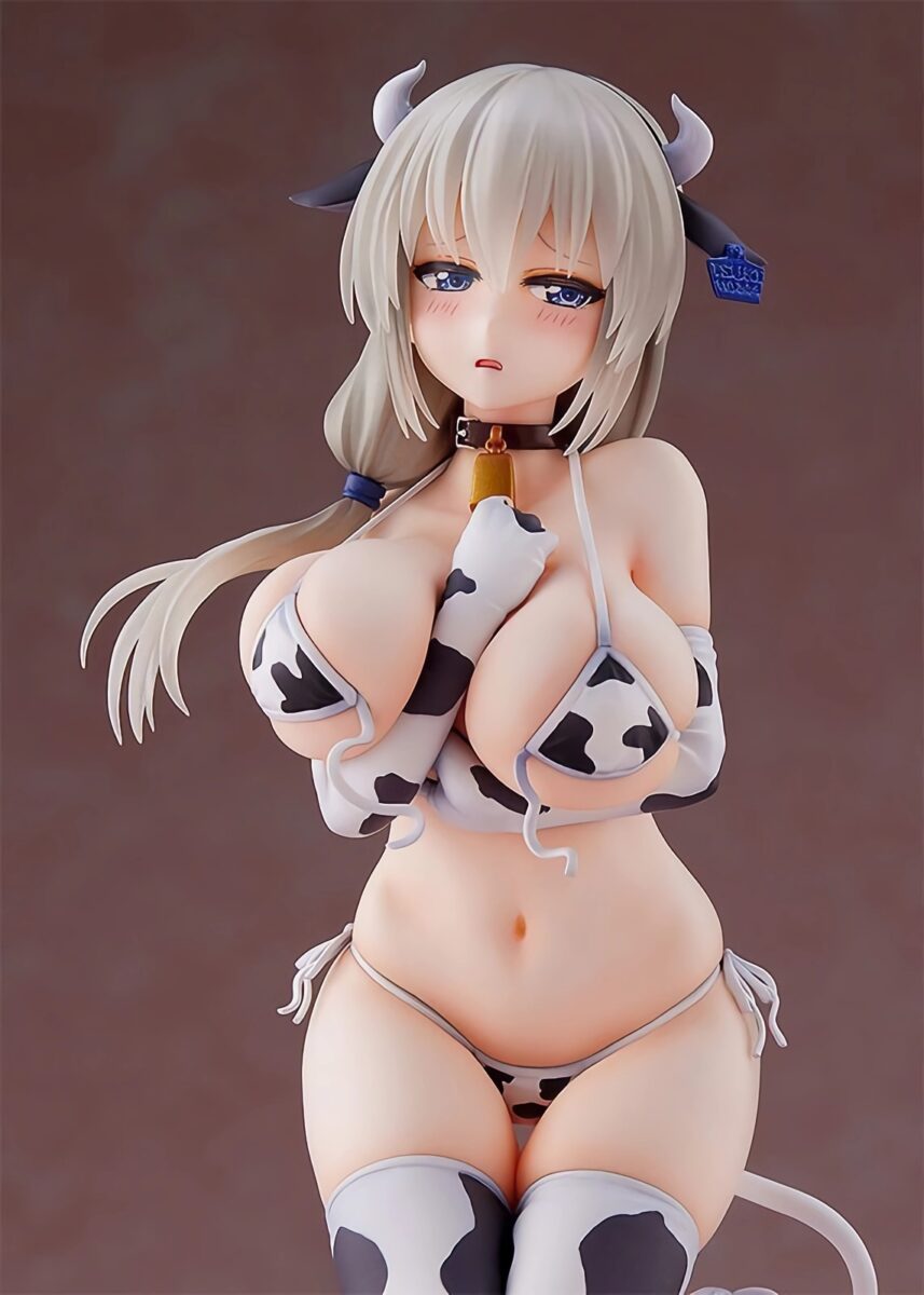 WAVE DreamTech Uzaki Chan Wants To Hang Out Tsuki Uzaki Cowprint Bikini Figure Eyes Open Cropped