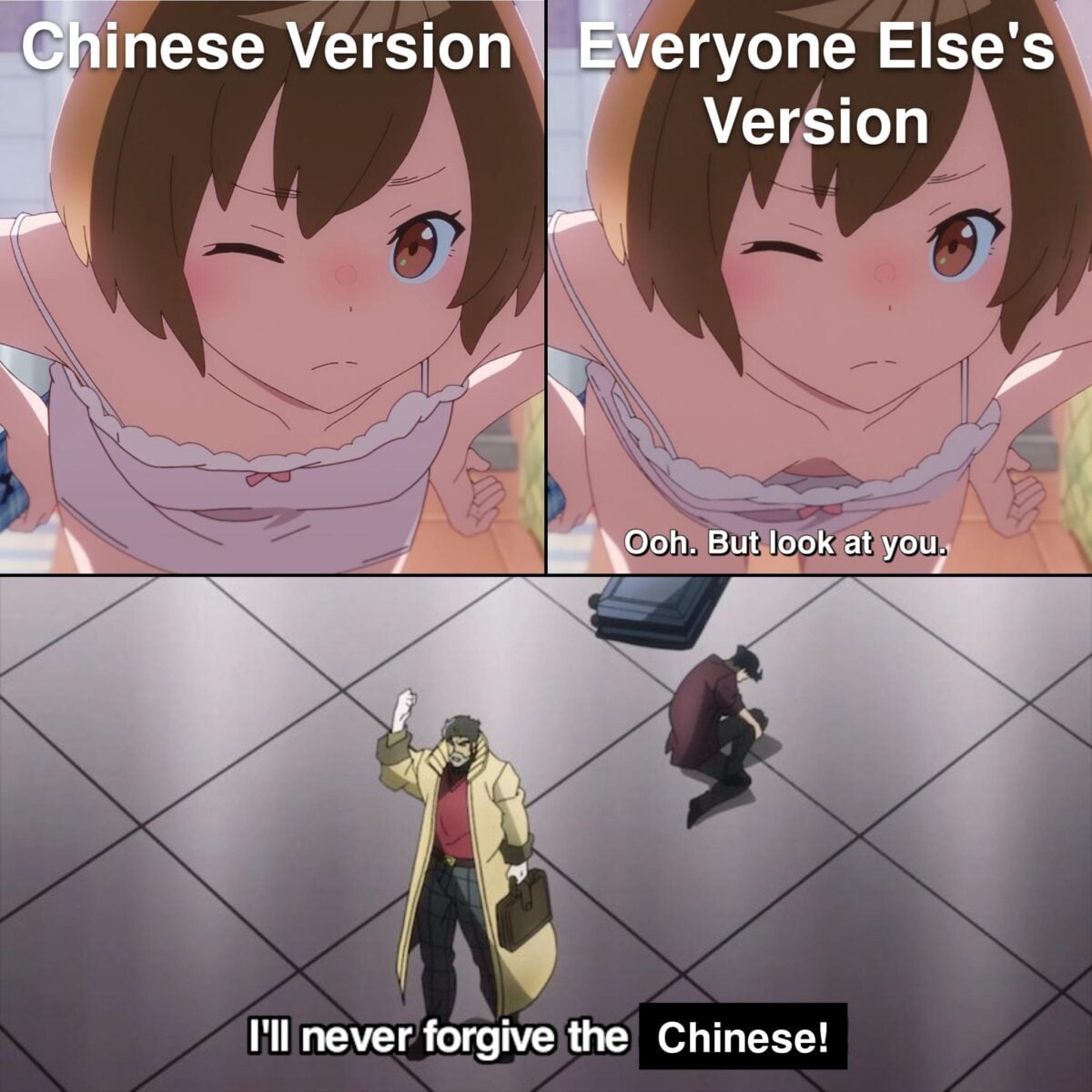 I'll never forgive the Chinese meme