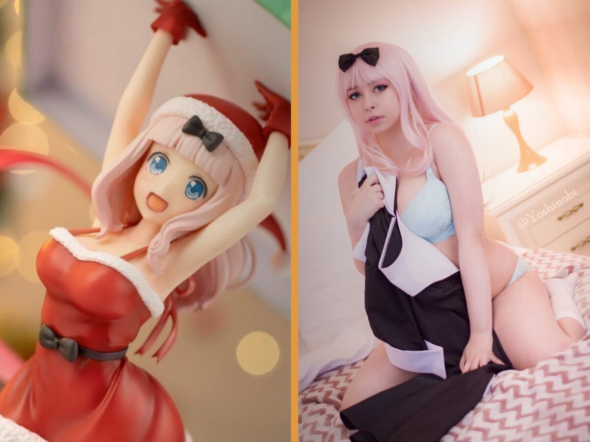 Chika Fujiwara 1/7 Christmas Present Ver. vs Yoshinobi Cosplay