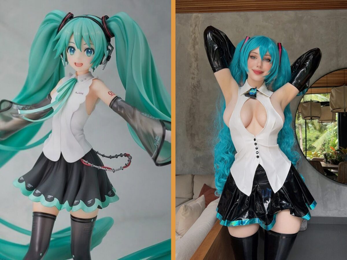 Hatsune Miku NT 1/8 Complete Figure vs Alina Becker Cosplay