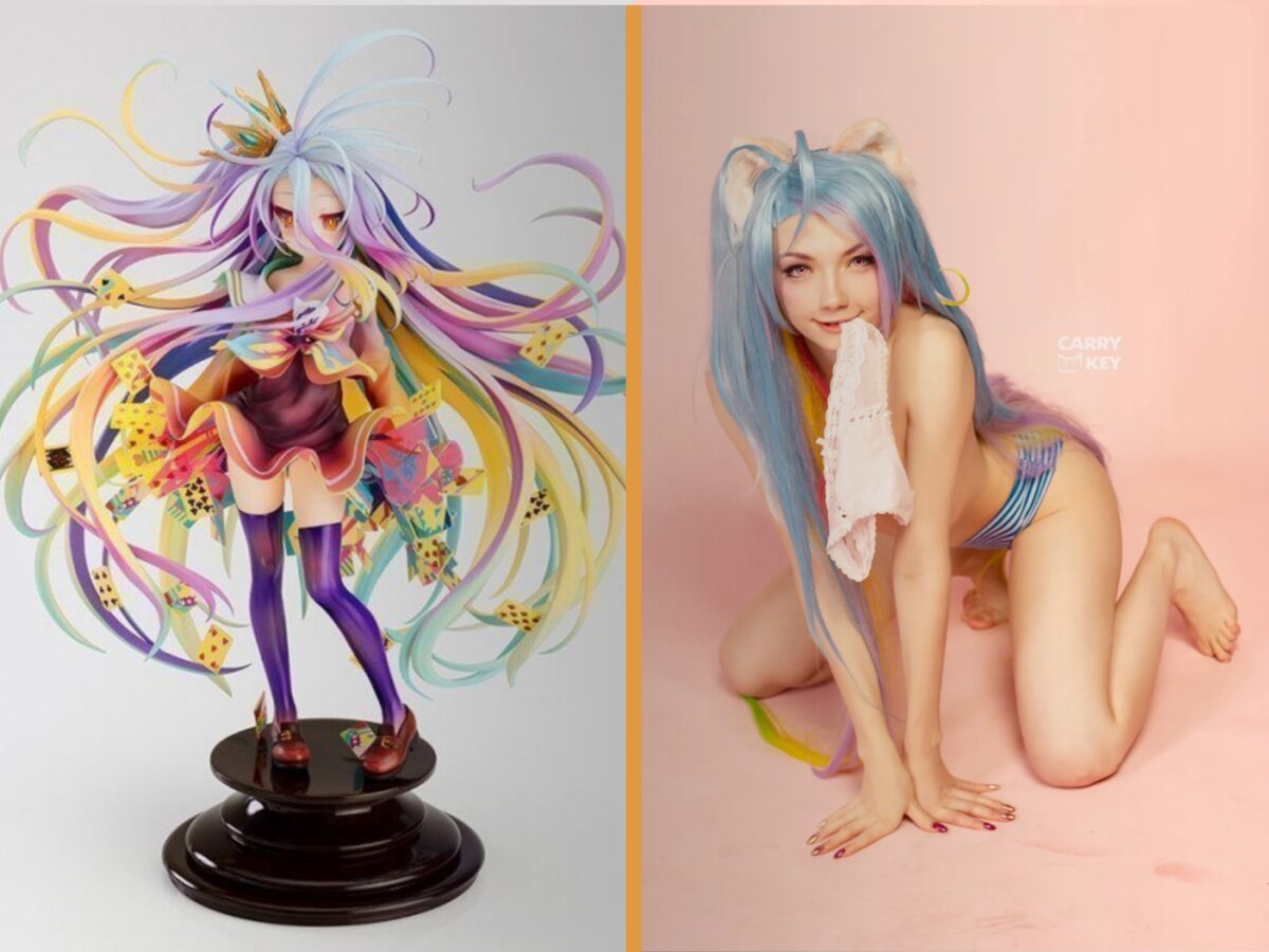 Shiro 1/7 Figure (No Game No Life) vs Carry Key Cosplay