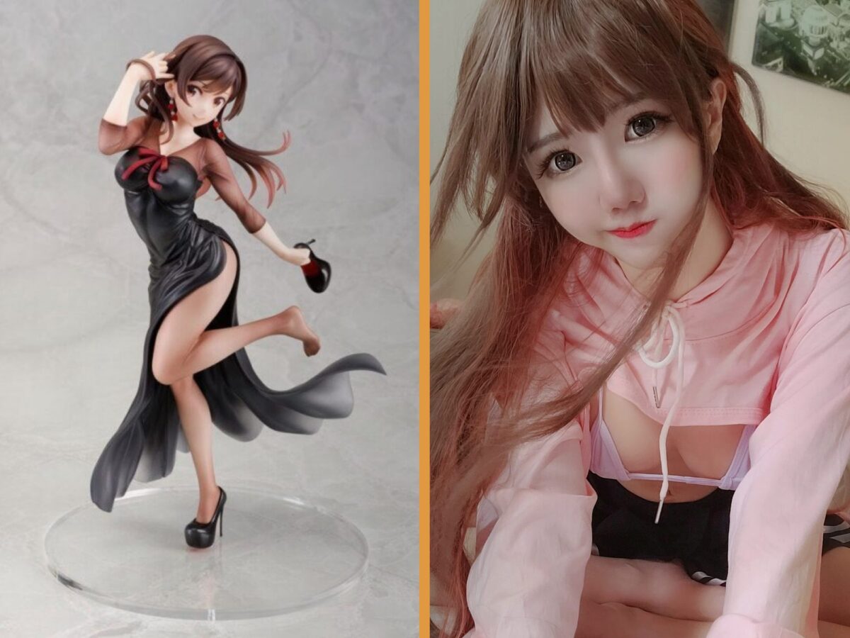 Chizuru Mizuhara 1/7 CAworks Figure Party Dress Ver. vs Sally Dorasnow Cosplay
