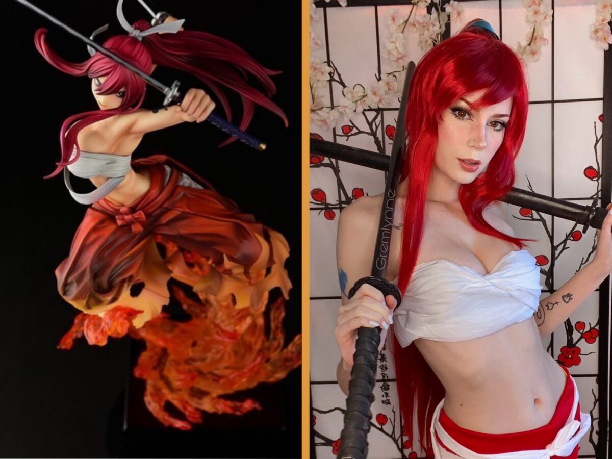 Erza Scarlet 1/6 Samurai Crimson Ver. vs Gremlynne Cosplay