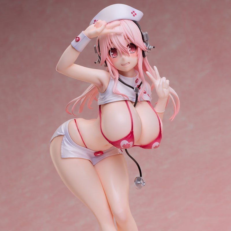 Union Creative Super Sonico Nurse Bikini 17 Figure Cropped View 03