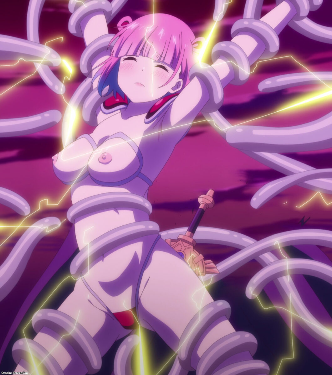 Sawaranaide Kotesashi Kun Episode 7 Chiyo Warrior Tentacle Electrocution