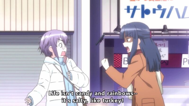 What I Learned From Anime | Life Isn't Candy And Rainbows It's Salty, Like Turkey! Meme