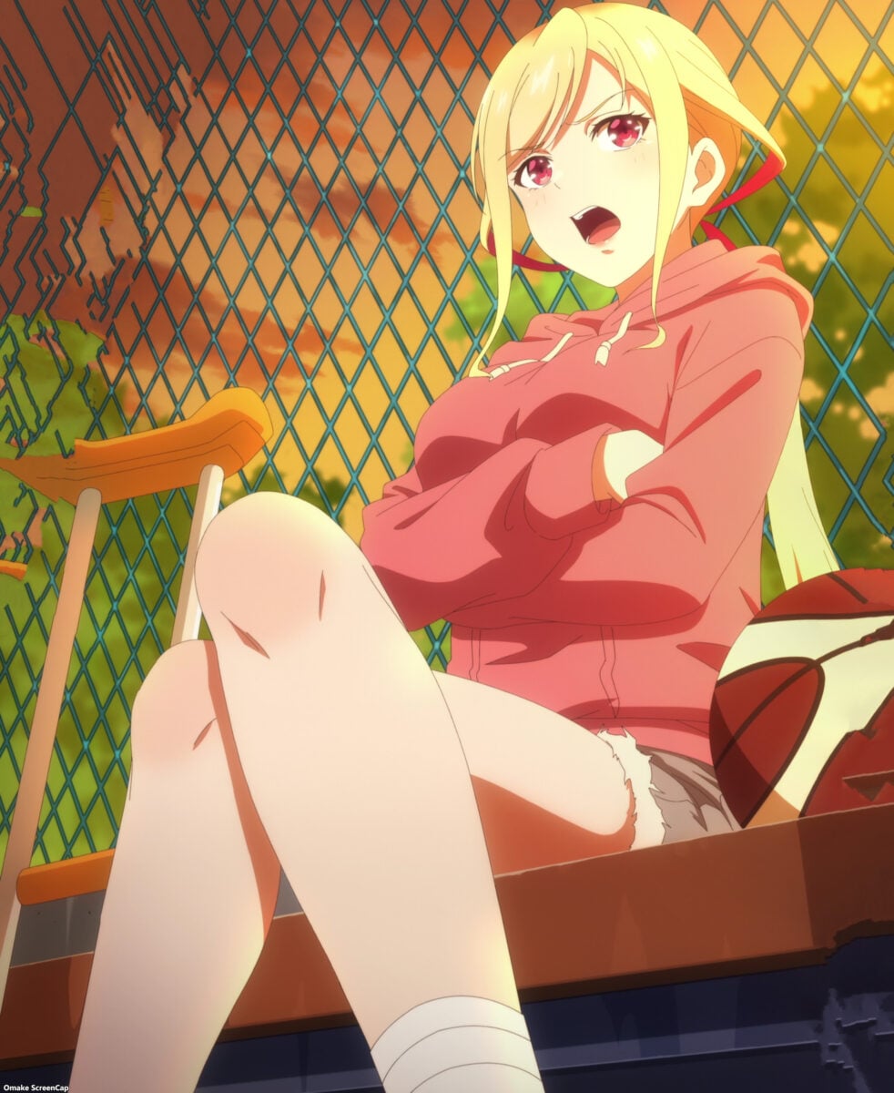 Sawaranaide Kotesashi Kun Episode 11 Aroma Sits On Bench