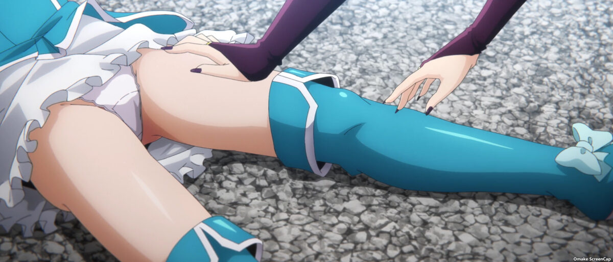 Gushing Over Magical Girls Episode 2 Magia Azure Bare Legs